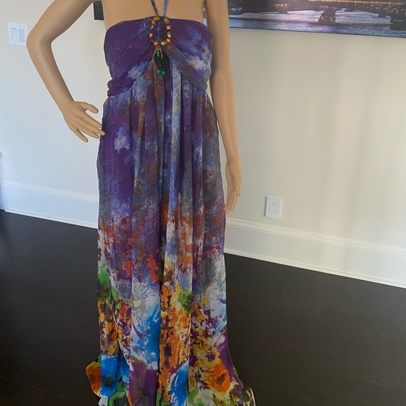 Dresses & Skirts - Multi colored maxi summer dress